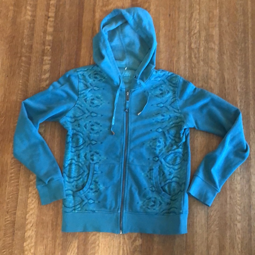 Prana Zip-up Hoodie with Embroidery - Women’s L